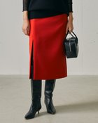【ドゥクラッセ/DoCLASSE】のマトラッセクロス・スリットAラインスカート 人気、トレンドファッション・服の通販 founy(ファニー) ファッション Fashion レディースファッション Fashion for Women スカート Skirts Aライン・フレアスカート A-Line & Flared Skirts 新作・新入荷 New Arrivals / New In スタイリッシュ Stylish, Fashionable ストレッチ Stretch, Stretchy Fabric スリット Slit, Slit Detail フロント Front, Front Design thumbnail レッド|ID: prp329100004697143 ipo3291000000034943084