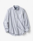 【ドゥクラッセ/DoCLASSE / MEN】の両面起毛 上品フランネルシャツ長袖 ホワイトxブルー|ID: prp329100004707118 ipo3291000000033996729