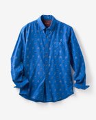 【ドゥクラッセ/DoCLASSE / MEN】の両面起毛 上品フランネルシャツ長袖 ブルーパターン2|ID: prp329100004707118 ipo3291000000033996741