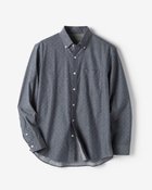 【ドゥクラッセ/DoCLASSE / MEN】の両面起毛 上品フランネルシャツ長袖 ミッドナイトパターン|ID: prp329100004707118 ipo3291000000033996746