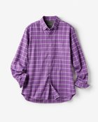 【ドゥクラッセ/DoCLASSE / MEN】の両面起毛 上品フランネルシャツ長袖 パープルチェック|ID: prp329100004707118 ipo3291000000033996750