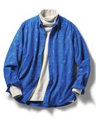【ドゥクラッセ/DoCLASSE / MEN】の両面起毛 上品フランネルシャツ長袖 ブルーパターン2|ID: prp329100004707118 ipo3291000000035894708