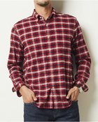 【ドゥクラッセ/DoCLASSE / MEN】の両面起毛 上品フランネルシャツ長袖 レッドチェック|ID: prp329100004707118 ipo3291000000035894741