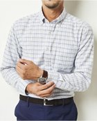 【ドゥクラッセ/DoCLASSE / MEN】の両面起毛 上品フランネルシャツ長袖 ホワイトxブルー|ID: prp329100004707118 ipo3291000000035894749