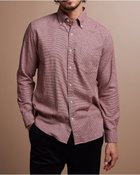 【ドゥクラッセ/DoCLASSE / MEN】の両面起毛 上品フランネルシャツ長袖 レッドブラウン|ID: prp329100004707118 ipo3291000000035894753