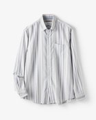 【ドゥクラッセ/DoCLASSE / MEN】の先染ピュアファインオックスシャツ長袖 グレー×グレー|ID: prp329100004707119 ipo3291000000033996759
