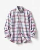 【ドゥクラッセ/DoCLASSE / MEN】の先染ピュアファインオックスシャツ長袖 ピンクマルチ|ID: prp329100004707119 ipo3291000000033996762