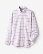 【ドゥクラッセ/DoCLASSE / MEN】の先染ピュアファインオックスシャツ長袖 ピンクチェック|ID: prp329100004707119 ipo3291000000033996763