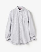 【ドゥクラッセ/DoCLASSE / MEN】の先染ピュアファインオックスシャツ長袖 ネイビーストライプ|ID: prp329100004707119 ipo3291000000033996769