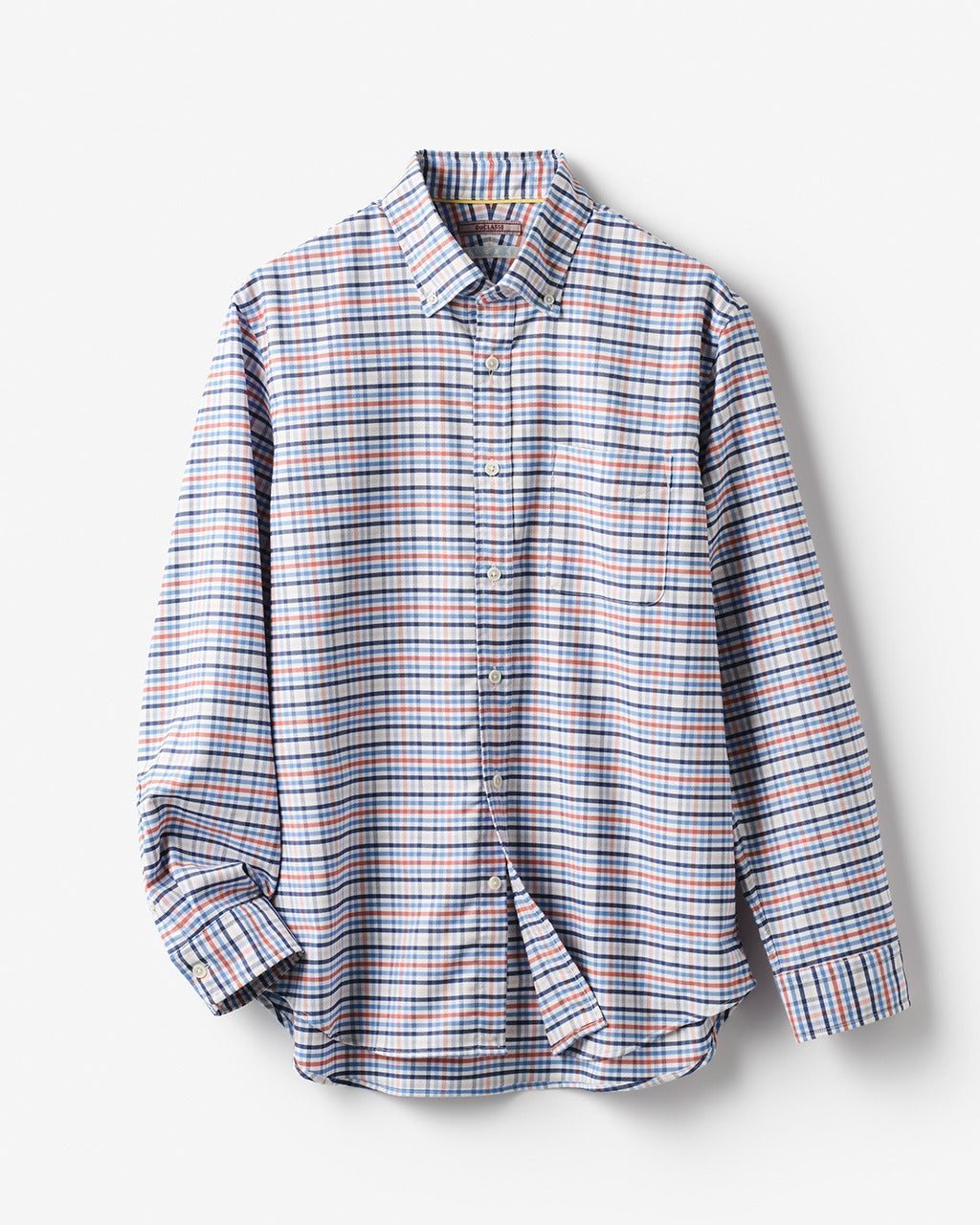 【ドゥクラッセ/DoCLASSE / MEN】の先染ピュアファインオックスシャツ長袖 インテリア・キッズ・メンズ・レディースファッション・服の通販 founy(ファニー) 　ファッション　Fashion　メンズファッション　Fashion for Men　抗菌　Antibacterial, Bacteria-Resistant　ストライプ　Stripe, Striped Pattern　チェック　Check, Plaid, Tartan　なめらか　Smooth, Silky Texture　人気　Popular, Best Seller　長袖　Long Sleeve, Full Sleeve　フィット　Fit, Slim Fit　メンズ　Men's, Menswear　ヨーク　Yoke, Yoke Design　アプリコット|ID: prp329100004707119 ipo3291000000033996771