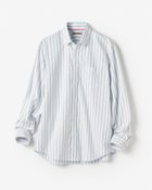【ドゥクラッセ/DoCLASSE / MEN】の先染ピュアファインオックスシャツ長袖 ブルーマルチ|ID: prp329100004707119 ipo3291000000033996773