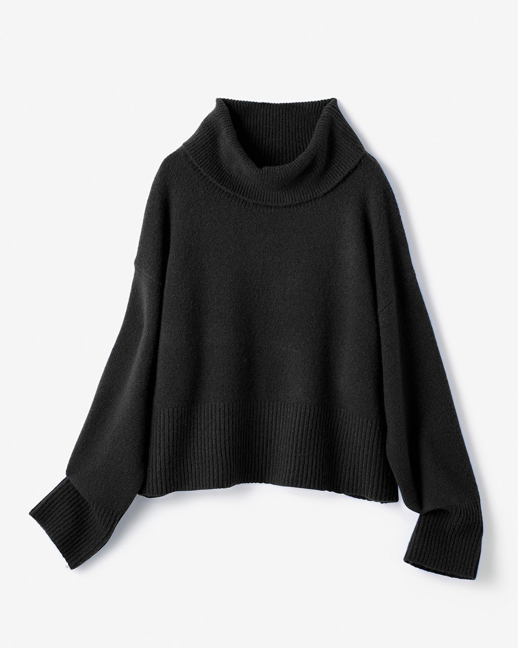 【ドゥクラッセ/DoCLASSE】のウール混タム・クロップドタートルネックニット インテリア・キッズ・メンズ・レディースファッション・服の通販 founy(ファニー) 　ファッション　Fashion　レディースファッション　Fashion for Women　トップス・カットソー　Cut & Sew Tops　ニット　Knit Tops & Sweaters　タートルネック・ハイネックトップス　Turtlenecks & High-Neck Tops　新作・新入荷　New Arrivals / New In　クロップド　Cropped, Short Length　セーター　Sweater, Knitwear　タートルネック　Turtleneck, High Neck　人気　Popular, Best Seller　A/W・秋冬　Autumn/Winter　ブラック|ID: prp329100004708431 ipo3291000000034007013