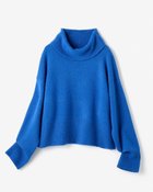 【ドゥクラッセ/DoCLASSE】のウール混タム・クロップドタートルネックニット 人気、トレンドファッション・服の通販 founy(ファニー) ファッション Fashion レディースファッション Fashion for Women トップス・カットソー Cut & Sew Tops ニット Knit Tops & Sweaters タートルネック・ハイネックトップス Turtlenecks & High-Neck Tops 新作・新入荷 New Arrivals / New In クロップド Cropped, Short Length セーター Sweater, Knitwear タートルネック Turtleneck, High Neck 人気 Popular, Best Seller A/W・秋冬 Autumn/Winter thumbnail ブルー|ID: prp329100004708431 ipo3291000000034007014