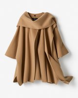 【ドゥクラッセ/DoCLASSE】のピュアウールリバー・フードストールコート 人気、トレンドファッション・服の通販 founy(ファニー) ファッション Fashion レディースファッション Fashion for Women アウター Coat / Outerwear Collection コート・ロングコート・ピーコート Long Coats, Peacoats & More 新作・新入荷 New Arrivals / New In なめらか Smooth, Silky Texture ショール Shawl, Wrap ストール Stole, Wrap ダブル Double, Double-Breasted ハンド Hand, Handmade フェイス Face, Facial Design モダン Modern, Contemporary ワーク Workwear, Utility Style エレガント 上品 Elegant |ID:prp329100004708432