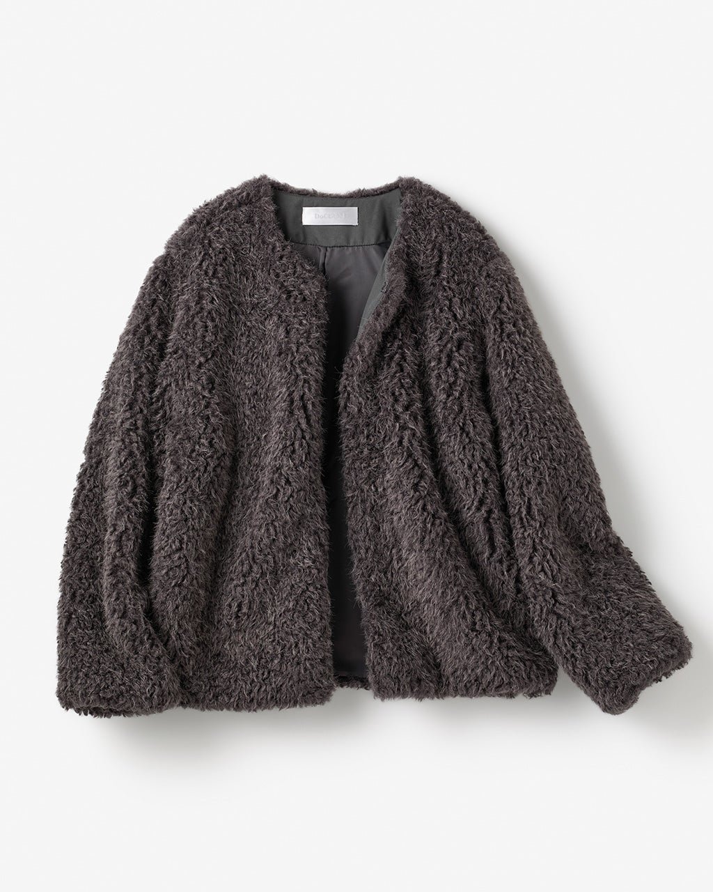 【ドゥクラッセ/DoCLASSE】のプードルエコファー・ショートコート 人気、トレンドファッション・服の通販 founy(ファニー) 　ファッション　Fashion　レディースファッション　Fashion for Women　アウター　Coat / Outerwear Collection　コート・ロングコート・ピーコート　Long Coats, Peacoats & More　エアリー　Airy Texture　コンパクト　Compact, Small Size　シンプル　Simple, Minimal　デニム　Denim, Jeans Material　ドレス　Dress, One-Piece　パーティ　Party, Party Style　モコモコ　Fuzzy, Fluffy　ループ　Loop, Loop Knit　冬　Winter / This Winter　 other-1|ID: prp329100004708435 ipo3291000000034070829