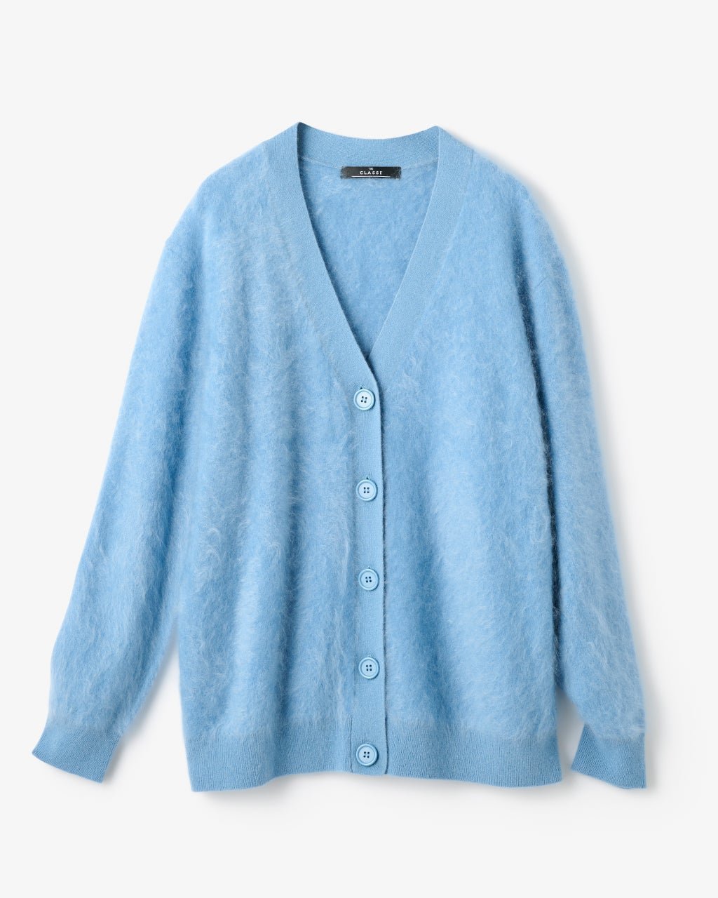 【ドゥクラッセ/DoCLASSE】のミンクタッチカシミヤ・カーディガン インテリア・キッズ・メンズ・レディースファッション・服の通販 founy(ファニー) 　ファッション　Fashion　レディースファッション　Fashion for Women　トップス・カットソー　Cut & Sew Tops　カーディガン・羽織り　Layered Style Cardigans　新作・新入荷　New Arrivals / New In　エアリー　Airy Texture　カーディガン　Cardigan, Knitwear　シンプル　Simple, Minimal　スペシャル　Special, Limited Edition　テクスチャー　Texture, Textured Fabric　リュクス　Luxury, Elegant, High-End, Chic　A/W・秋冬　Autumn/Winter　ペールブルー|ID: prp329100004708436 ipo3291000000034007038
