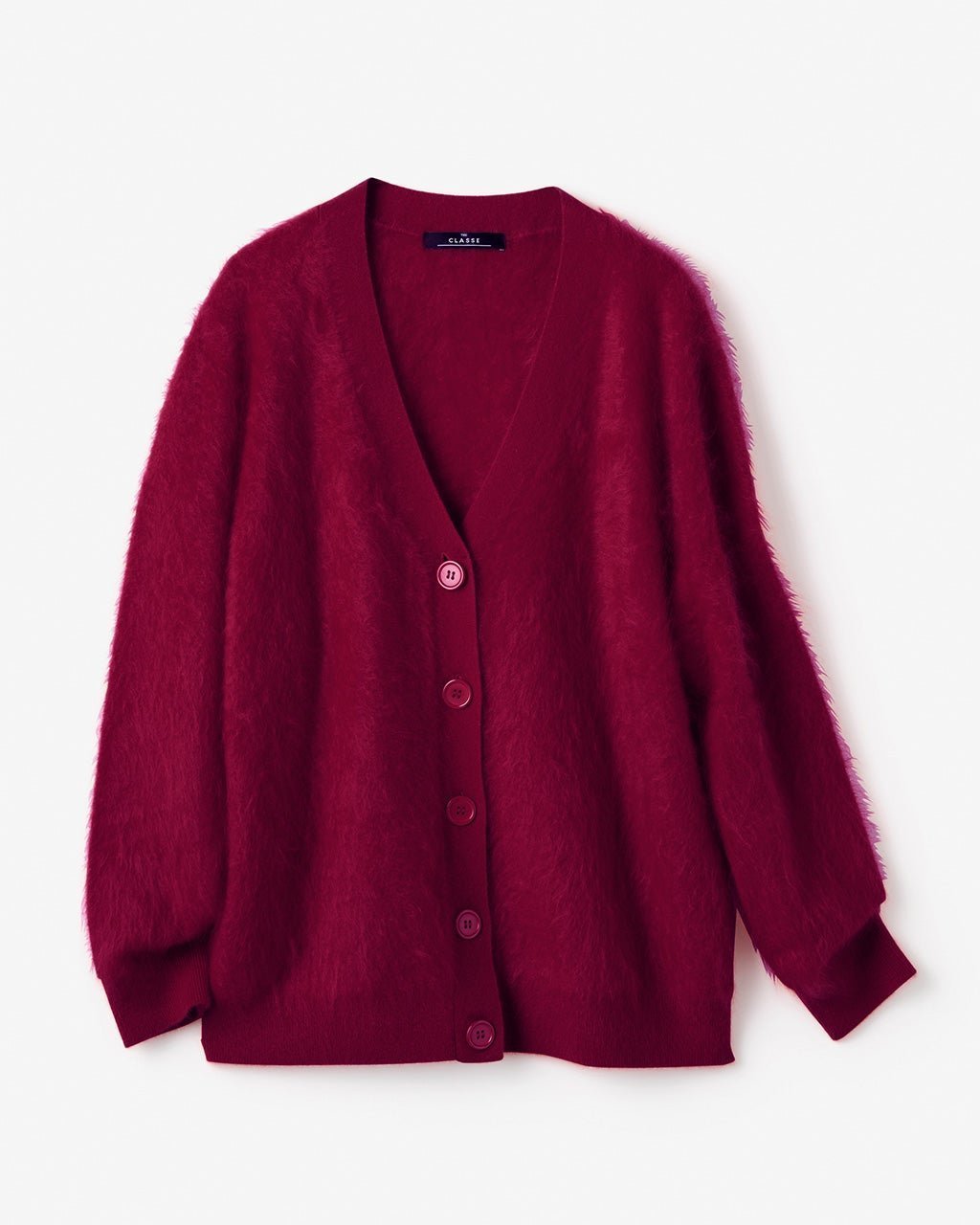 【ドゥクラッセ/DoCLASSE】のミンクタッチカシミヤ・カーディガン インテリア・キッズ・メンズ・レディースファッション・服の通販 founy(ファニー) 　ファッション　Fashion　レディースファッション　Fashion for Women　トップス・カットソー　Cut & Sew Tops　カーディガン・羽織り　Layered Style Cardigans　新作・新入荷　New Arrivals / New In　エアリー　Airy Texture　カーディガン　Cardigan, Knitwear　シンプル　Simple, Minimal　スペシャル　Special, Limited Edition　テクスチャー　Texture, Textured Fabric　リュクス　Luxury, Elegant, High-End, Chic　A/W・秋冬　Autumn/Winter　ボルドー|ID: prp329100004708436 ipo3291000000034007039