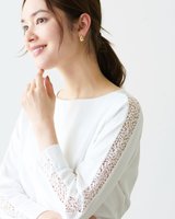 【ドゥクラッセ/DoCLASSE】のレースデザイン/7分袖・ドゥクラッセTシャツ 人気、トレンドファッション・服の通販 founy(ファニー) ファッション Fashion レディースファッション Fashion for Women トップス・カットソー Cut & Sew Tops シャツ・ブラウス・オフィスカジュアル Elegant Blouses & Button-Ups ロングTシャツ・Tシャツ Longline T-Shirts & Tees カットソー・ベーシックTシャツ Cut-and-Sewn Tops / Stretch Tees & Basics インナー Innerwear カットソー Cut and Sewn Top シンプル Simple, Minimal ジャケット Jacket, Outerwear ダブル Double, Double-Breasted デニム Denim, Jeans Material 定番 Standard, Basic Item なめらか Smooth, Silky Texture パール Pearl, Pearl Accent フロント Front, Front Design ベーシック Basic, Essential 半袖 Short Sleeve, Half Sleeve リーフ Leaf, Botanical Leaf レース Lace, Lace Fabric おすすめ Recommended / Our Picks エレガント 上品 Elegant ビジネス 仕事 通勤 Business / Work / Commuting |ID:prp329100004714438