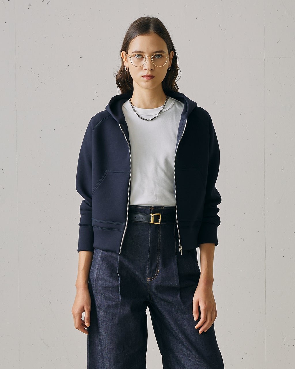 【ドゥクラッセ/DoCLASSE】のスポンジジャージー・ジップアップパーカー 人気、トレンドファッション・服の通販 founy(ファニー) 　ファッション　Fashion　レディースファッション　Fashion for Women　トップス・カットソー　Cut & Sew Tops　レディースパーカー・カジュアルフーディー　Casual Hoodies & Sweatshirts　新作・新入荷　New Arrivals / New In　おすすめ　Recommended / Our Picks　キャミソール　Camisole, Spaghetti Strap Top　ジャケット　Jacket, Outerwear　フェミニン　Feminine, Girly　フォルム　Silhouette, Form　 other-1|ID: prp329100004716992 ipo3291000000034080819