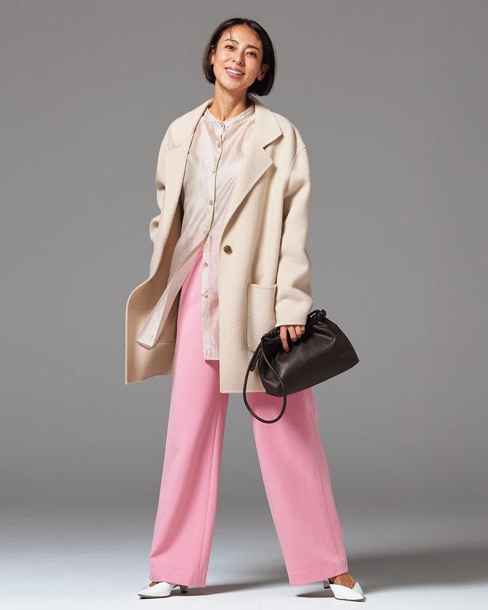 【ドゥクラッセ/DoCLASSE】のピュアウールリバー・ジャケットコート インテリア・キッズ・メンズ・レディースファッション・服の通販 founy(ファニー) https://founy.com/ ファッション Fashion レディースファッション Fashion for Women アウター Coat / Outerwear Collection コート・ロングコート・ピーコート Long Coats, Peacoats & More レディースジャケット・軽アウター Jackets ジャケット Jacket, Outerwear スマート Smart, Elegant ダブル Double, Double-Breasted なめらか Smooth, Silky Texture ハンド Hand, Handmade フェイス Face, Facial Design フォルム Silhouette, Form ミドル Middle Length, Mid Height リラックス Relax, Relaxed Fit ロング Long, Long-Length ワーク Workwear, Utility Style エレガント 上品 Elegant ビジネス 仕事 通勤 Business / Work / Commuting |ID: prp329100004717006 ipo3291000000035192779