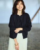 【ドゥクラッセ/DoCLASSE】のビジューネック・アンサンブルニット ネイビー|ID: prp329100004717012 ipo3291000000034080896