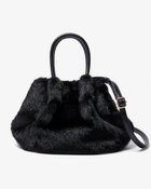 【ドゥクラッセ/DoCLASSE】のミンクタッチファー・ギャザーバッグ ブラック|ID: prp329100004717015 ipo3291000000034080913