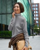 【ドゥクラッセ/DoCLASSE】のスフレウール・ノーシームタートル ライトグレー|ID: prp329100004717016 ipo3291000000034080917