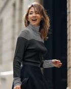 【ドゥクラッセ/DoCLASSE】のスフレウール・ノーシームタートル グレーパターン|ID: prp329100004717016 ipo3291000000034080918