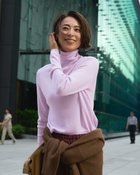 【ドゥクラッセ/DoCLASSE】のスフレウール・ノーシームタートル ライラック|ID: prp329100004717016 ipo3291000000034080925