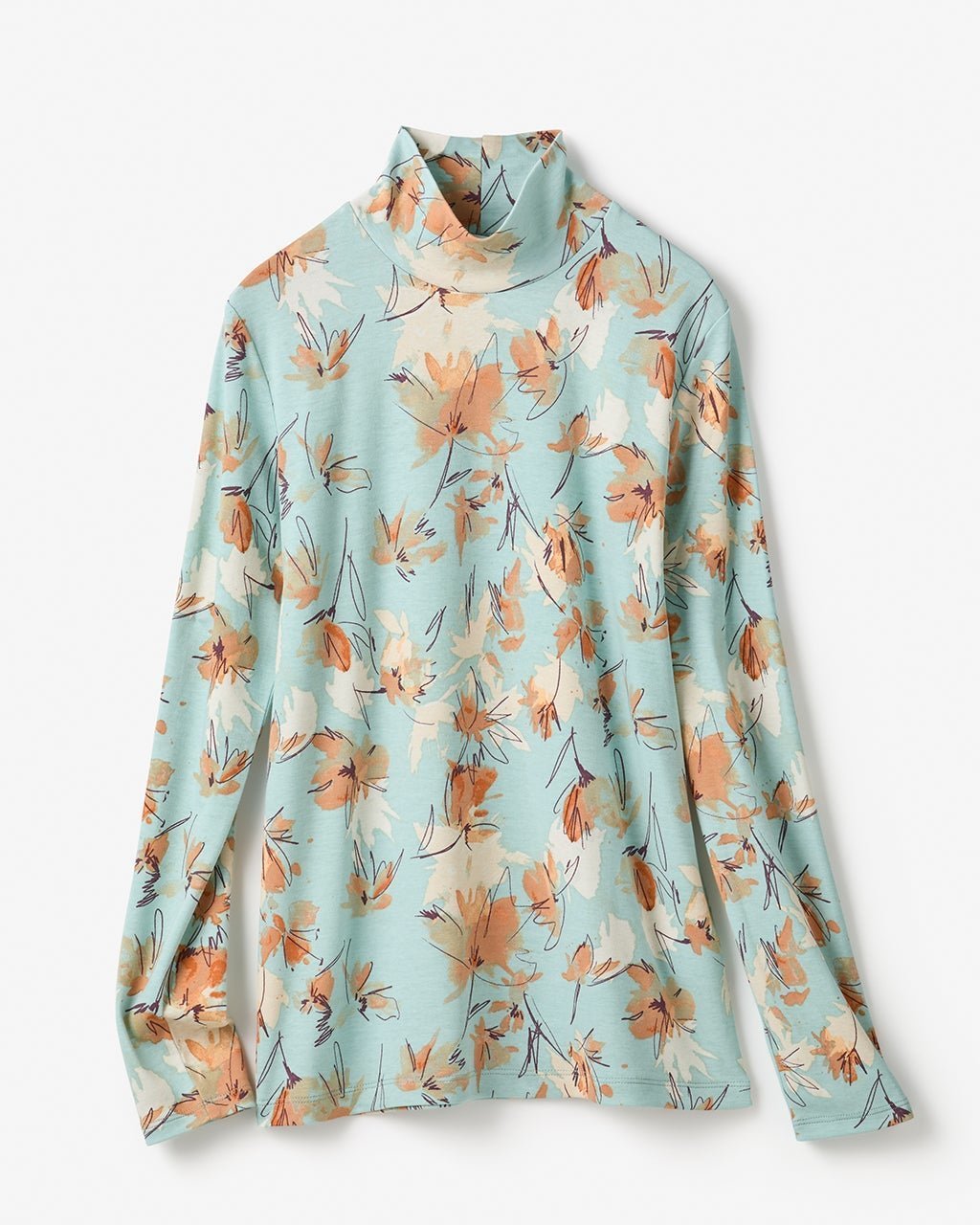 【ドゥクラッセ/DoCLASSE】の超長綿・ハイネック/柄 インテリア・キッズ・メンズ・レディースファッション・服の通販 founy(ファニー) ファッション Fashion レディースファッション Fashion for Women トップス・カットソー Cut & Sew Tops シャツ・ブラウス・オフィスカジュアル Elegant Blouses & Button-Ups ロングTシャツ・Tシャツ Longline T-Shirts & Tees カットソー・ベーシックTシャツ Cut-and-Sewn Tops / Stretch Tees & Basics なめらか Smooth, Silky Texture カットソー Cut and Sewn Top シルバー Silver, Metallic Silver ジャケット Jacket, Outerwear ハイネック High Neck, Mock Neck プリント Print, Printed Pattern 人気 Popular, Best Seller 定番 Standard, Basic Item ブルー・パターン|ID: prp329100004717018 ipo3291000000035268779