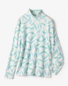 【ドゥクラッセ/DoCLASSE】の超長綿・ハイネック/柄 人気、トレンドファッション・服の通販 founy(ファニー) ファッション Fashion レディースファッション Fashion for Women トップス・カットソー Cut & Sew Tops シャツ・ブラウス・オフィスカジュアル Elegant Blouses & Button-Ups ロングTシャツ・Tシャツ Longline T-Shirts & Tees カットソー・ベーシックTシャツ Cut-and-Sewn Tops / Stretch Tees & Basics なめらか Smooth, Silky Texture カットソー Cut and Sewn Top シルバー Silver, Metallic Silver ジャケット Jacket, Outerwear ハイネック High Neck, Mock Neck プリント Print, Printed Pattern 人気 Popular, Best Seller 定番 Standard, Basic Item thumbnail ブルーグリーン|ID: prp329100004717018 ipo3291000000035268780