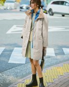 【ドゥクラッセ/DoCLASSE】のマジカルサーモ・リバーシブルタフタコート ベージュ|ID: prp329100004717022 ipo3291000000034080959