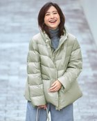 【ドゥクラッセ/DoCLASSE】の艶Airダウン・スタンドカラーコート ライトグリーン|ID: prp329100004717026 ipo3291000000034080989
