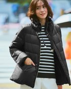 【ドゥクラッセ/DoCLASSE】の艶Airダウン・スタンドカラーコート ブラック|ID: prp329100004717026 ipo3291000000034080991