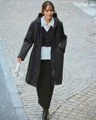 【ドゥクラッセ/DoCLASSE】のマジカルサーモ・グログランコート/立体フード ブラック|ID: prp329100004717027 ipo3291000000034080998