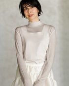 【ドゥクラッセ/DoCLASSE】のスキンタッチウール・ハイネック ライトグレー|ID: prp329100004717028 ipo3291000000034081008