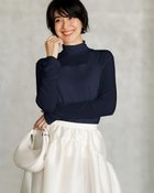 【ドゥクラッセ/DoCLASSE】のスキンタッチウール・ハイネック ミッドナイトブルー|ID: prp329100004717028 ipo3291000000034081012
