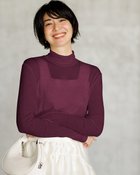 【ドゥクラッセ/DoCLASSE】のスキンタッチウール・ハイネック ボルドー|ID: prp329100004717028 ipo3291000000034081015