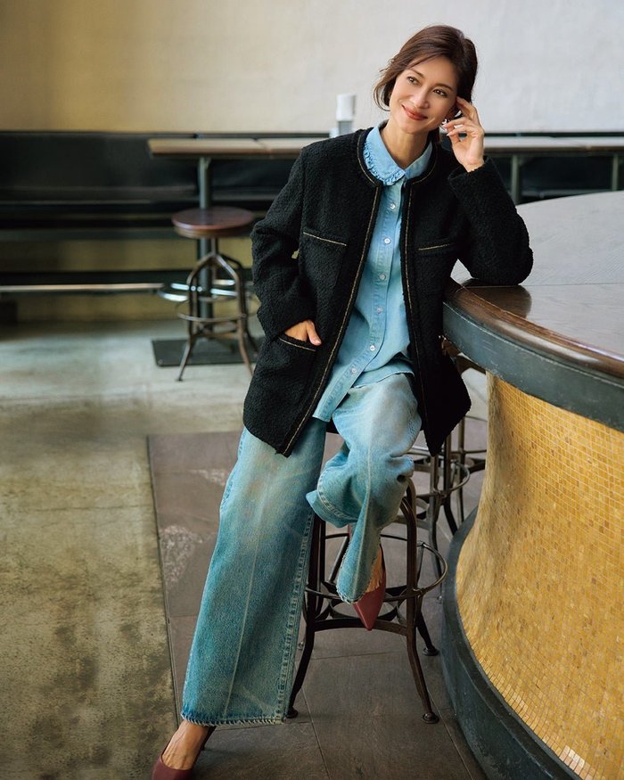 【ドゥクラッセ/DoCLASSE】のチェーンツイード・ロングジャケット インテリア・キッズ・メンズ・レディースファッション・服の通販 founy(ファニー) https://founy.com/ ファッション Fashion レディースファッション Fashion for Women アウター Coat / Outerwear Collection レディースジャケット・軽アウター Jackets ジャケット Jacket, Outerwear スタイリッシュ Stylish, Fashionable チェーン Chain, Chain Strap ツイード Twill, Twill Weave ポケット Pocket, Pocket Detail メタル Metal, Metal Parts ビジネス 仕事 通勤 Business / Work / Commuting |ID: prp329100004717029 ipo3291000000034081017