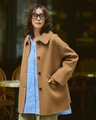 【ドゥクラッセ/DoCLASSE】のピュアウールリバー・ミドルステンコート ベージュ|ID:prp329100004717030