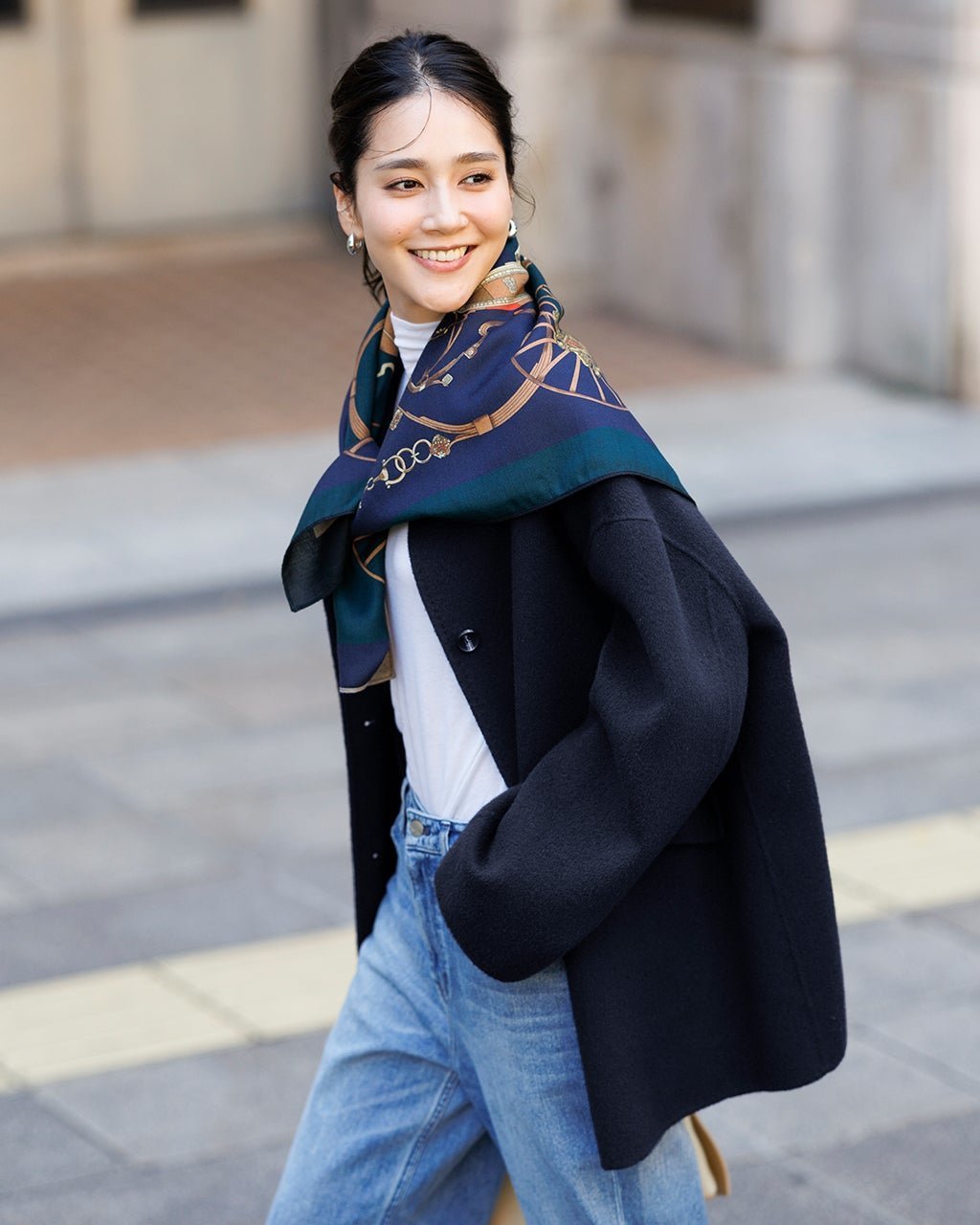 【ドゥクラッセ/DoCLASSE】のピュアウールリバー・ミドルステンコート インテリア・キッズ・メンズ・レディースファッション・服の通販 founy(ファニー) 　ファッション　Fashion　レディースファッション　Fashion for Women　アウター　Coat / Outerwear Collection　コート・ロングコート・ピーコート　Long Coats, Peacoats & More　新作・新入荷　New Arrivals / New In　なめらか　Smooth, Silky Texture　ダブル　Double, Double-Breasted　ハンド　Hand, Handmade　フェイス　Face, Facial Design　ベーシック　Basic, Essential　ミドル　Middle Length, Mid Height　ワーク　Workwear, Utility Style　エレガント 上品　Elegant　人気　Popular, Best Seller　今季　This Season, Current Season　定番　Standard, Basic Item　ミッドナイトブルー|ID: prp329100004717030 ipo3291000000034081025