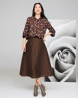 【ドゥクラッセ/DoCLASSE】のダブルクロス・フレアスカート 人気、トレンドファッション・服の通販 founy(ファニー) ファッション Fashion レディースファッション Fashion for Women スカート Skirts Aライン・フレアスカート A-Line & Flared Skirts 新作・新入荷 New Arrivals / New In ダブル Double, Double-Breasted フレア Flare, Flared ロング Long, Long-Length 春 Spring A/W・秋冬 Autumn/Winter |ID:prp329100004717040