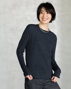 【ドゥクラッセ/DoCLASSE】のスキンタッチウール・クルーネック ミッドナイトブルー|ID: prp329100004717044 ipo3291000000034081095