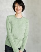 【ドゥクラッセ/DoCLASSE】のスキンタッチウール・クルーネック ライトグリーン|ID: prp329100004717044 ipo3291000000034081096