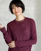 【ドゥクラッセ/DoCLASSE】のスキンタッチウール・クルーネック ボルドー|ID: prp329100004717044 ipo3291000000034081097