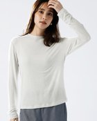 【ドゥクラッセ/DoCLASSE】のスキンタッチウール・クルーネック オフホワイト|ID: prp329100004717044 ipo3291000000035991604