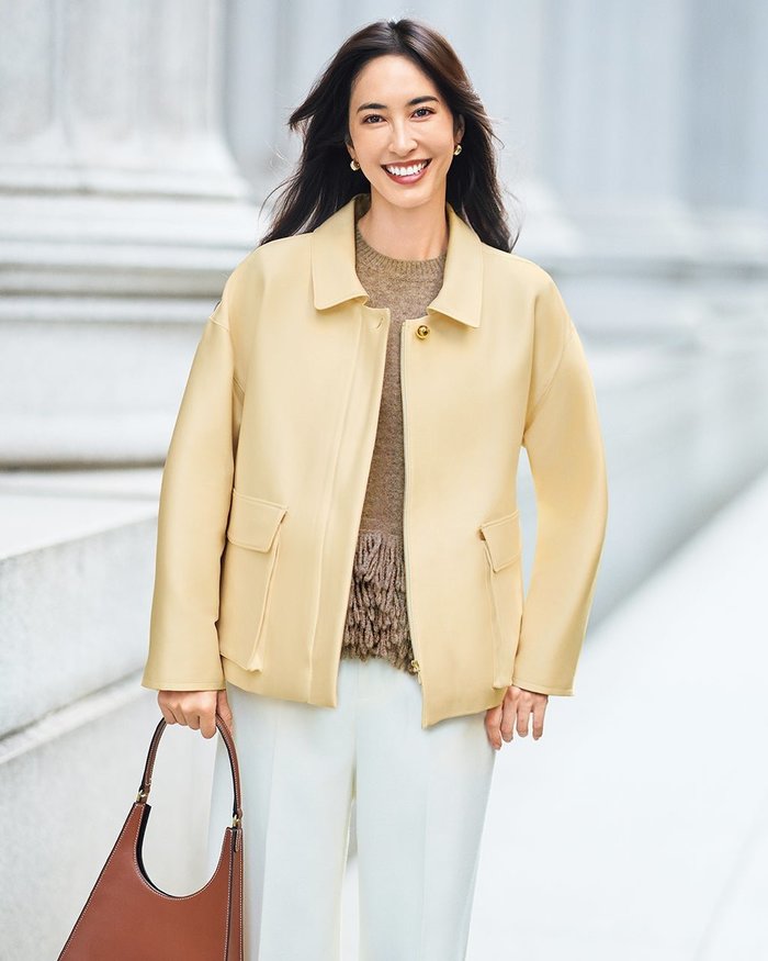 【ドゥクラッセ/DoCLASSE】のサテンストレッチ・ショートジャケット インテリア・キッズ・メンズ・レディースファッション・服の通販 founy(ファニー) https://founy.com/ ファッション Fashion レディースファッション Fashion for Women アウター Coat / Outerwear Collection レディースジャケット・軽アウター Jackets ギャザー Gathered, Ruffled サテン Satin, Glossy Fabric ジャケット Jacket, Outerwear スポーティ Sporty, Casual Athletic バランス Balance, Style Balance フェミニン Feminine, Girly フラップ Flap, Flap Pocket ブルゾン Blouson, Bomber Jacket ポケット Pocket, Pocket Detail ロング Long, Long-Length |ID: prp329100004717051 ipo3291000000034081119