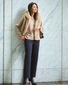 【ドゥクラッセ/DoCLASSE】のプレミアサーモN・ストレート/64㎝ ネイビーパターン|ID: prp329100004717055 ipo3291000000035991632