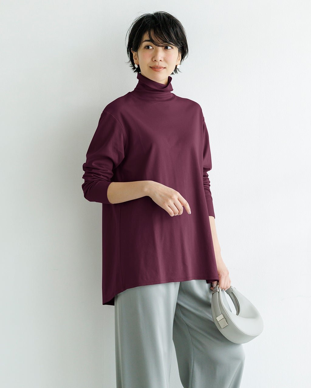【ドゥクラッセ/DoCLASSE】の超長綿・タートルネックフレアチュニック インテリア・キッズ・メンズ・レディースファッション・服の通販 founy(ファニー) ファッション Fashion レディースファッション Fashion for Women トップス・カットソー Cut & Sew Tops タートルネック・ハイネックトップス Turtlenecks & High-Neck Tops なめらか Smooth, Silky Texture タートルネック Turtleneck, High Neck チュニック Tunic, Long Top フレア Flare, Flared 人気 Popular, Best Seller ボルドー|ID: prp329100004717068 ipo3291000000034081218