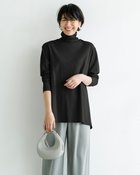 【ドゥクラッセ/DoCLASSE】の超長綿・タートルネックフレアチュニック ブラック|ID: prp329100004717068 ipo3291000000035991668